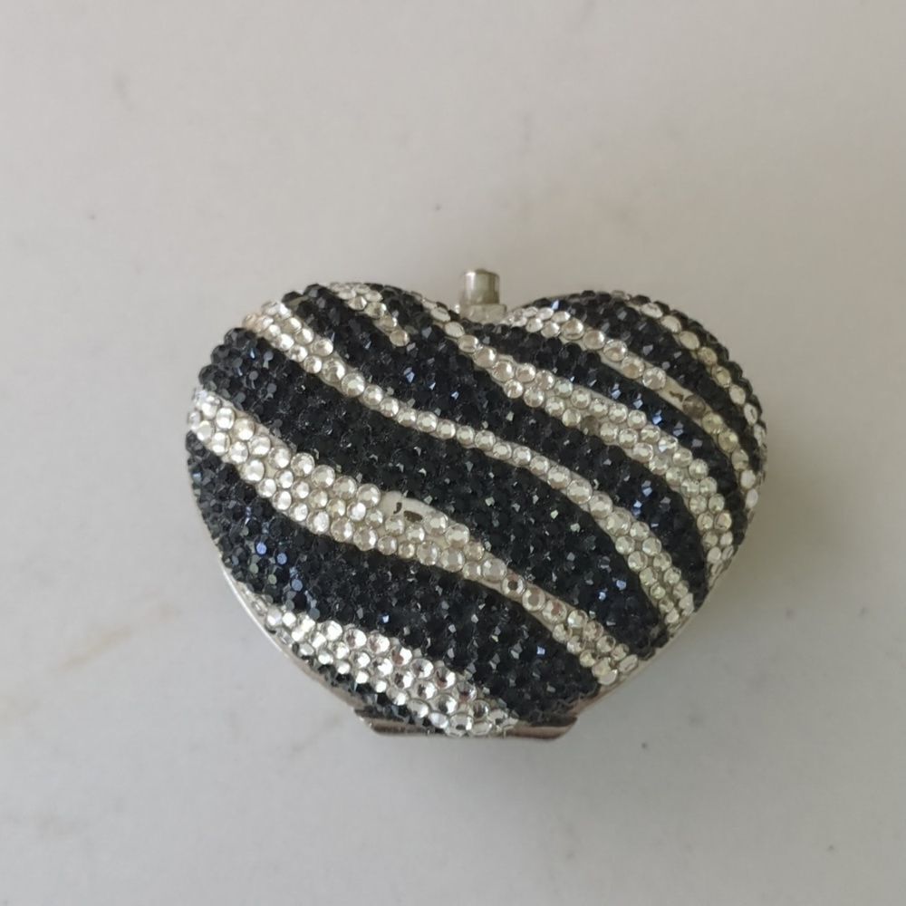 Judith Lieber Swarovski Crystal Pill Box